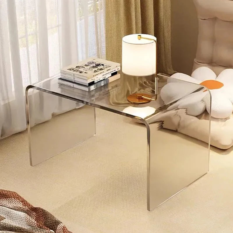 Modern Acrylic Coffee Tables Transparent Sofa Side Table