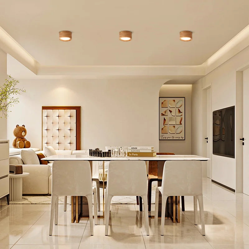 Downlight Wooden Ceiling Lamp