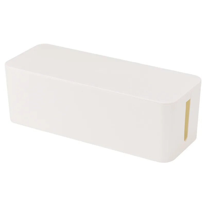 Cable Storage Box Wooden Power Line Storage Case