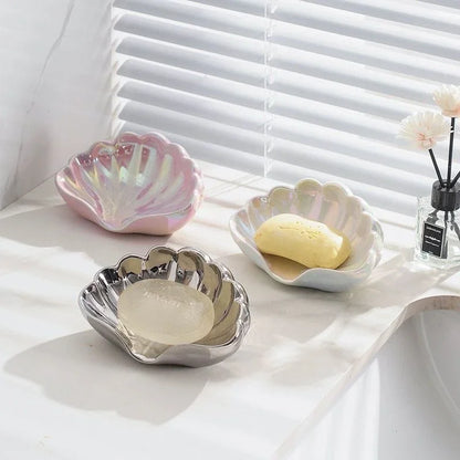 Ceramic Shell Soap Dish