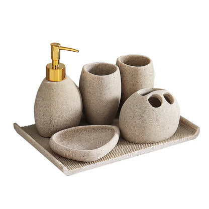 Nordic Resin Bathroom Accessories