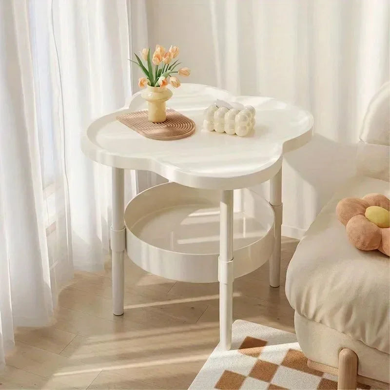 Modern Minimalist Bedside Table With Portable Storage Rack