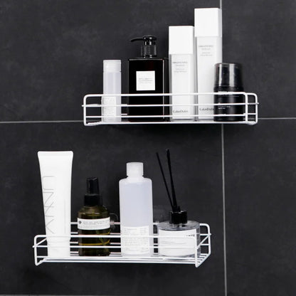 Bathroom Shelf Kitchen Organizer Shelves Iron Shower Caddy Storage Rack