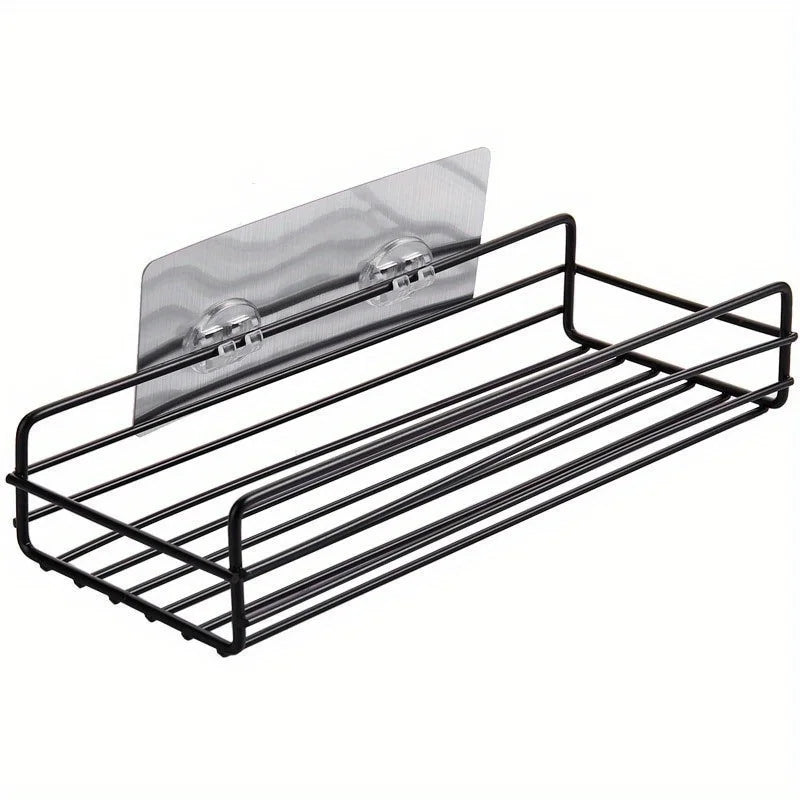 Bathroom Shelf Kitchen Organizer Shelves Iron Shower Caddy Storage Rack