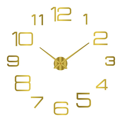 Modern Design Large Wall Clock 3D DIY Quartz Clocks