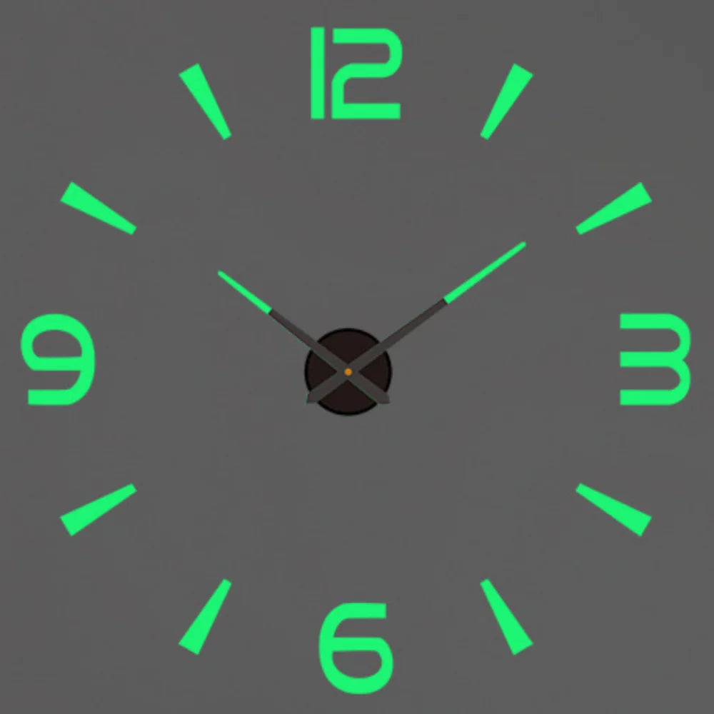 Modern Design Large Wall Clock 3D DIY Quartz Clocks
