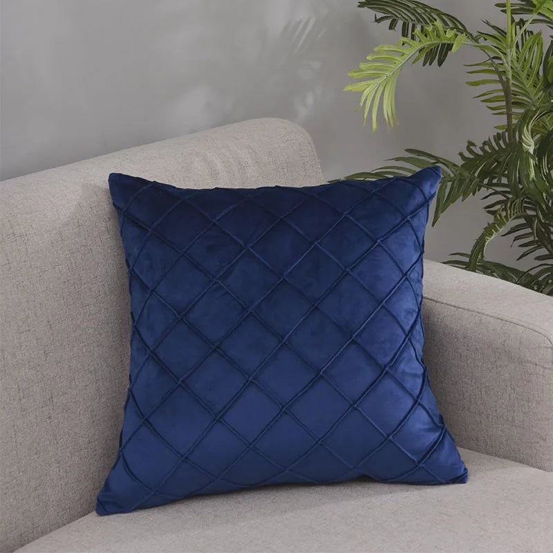 Cushion Cover Soft Velvet Geometric