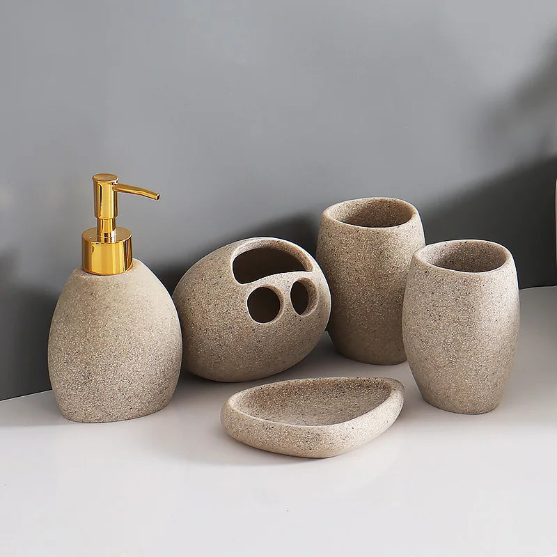 Nordic Resin Bathroom Accessories