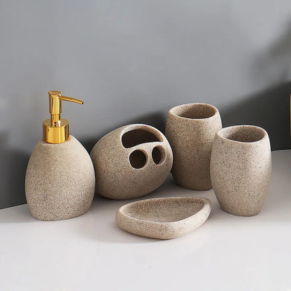 Nordic Resin Bathroom Accessories