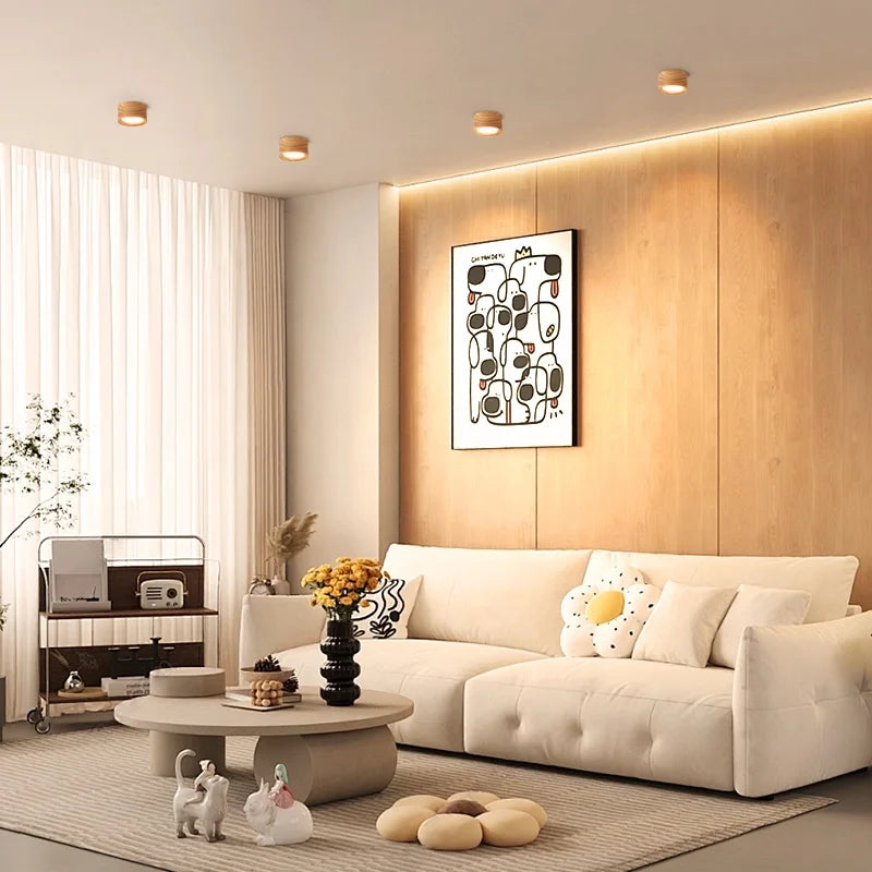 Downlight Wooden Ceiling Lamp