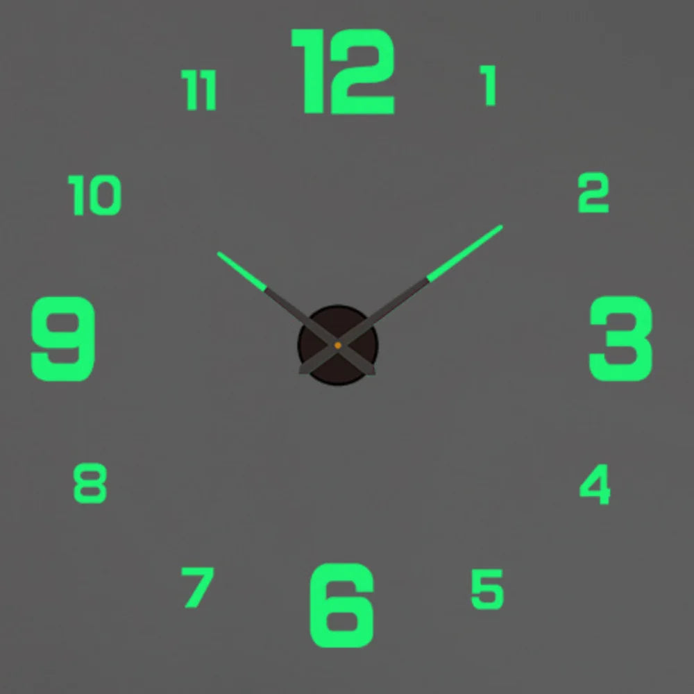 Modern Design Large Wall Clock 3D DIY Quartz Clocks