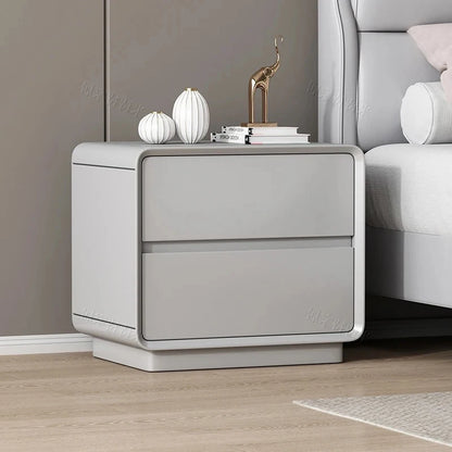 Wooden Luxury Night Table Cute Minimalist Nordic Safev Drawers