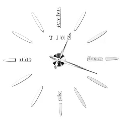 Modern Design Large Wall Clock 3D DIY Quartz Clocks