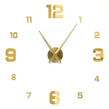 Modern Design Large Wall Clock 3D DIY Quartz Clocks