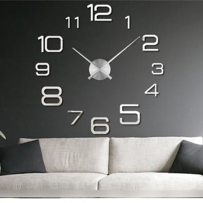 Modern Design Large Wall Clock 3D DIY Quartz Clocks
