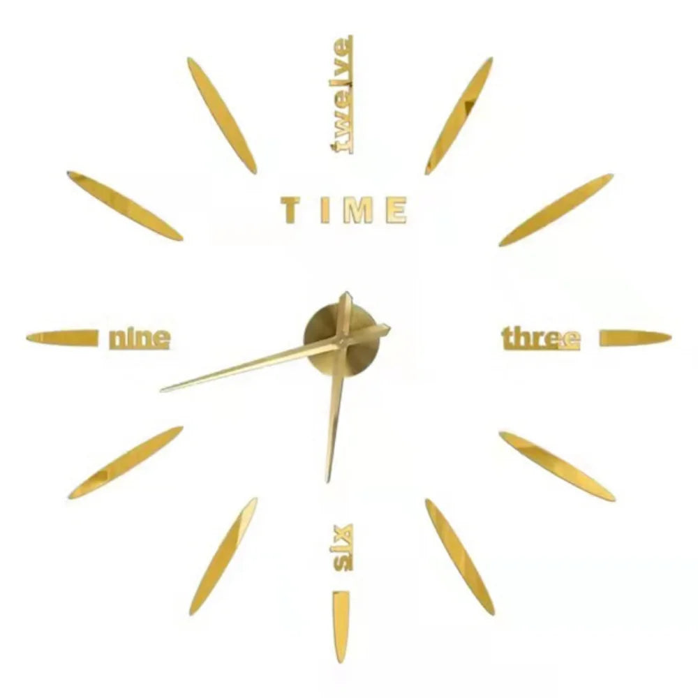 Modern Design Large Wall Clock 3D DIY Quartz Clocks