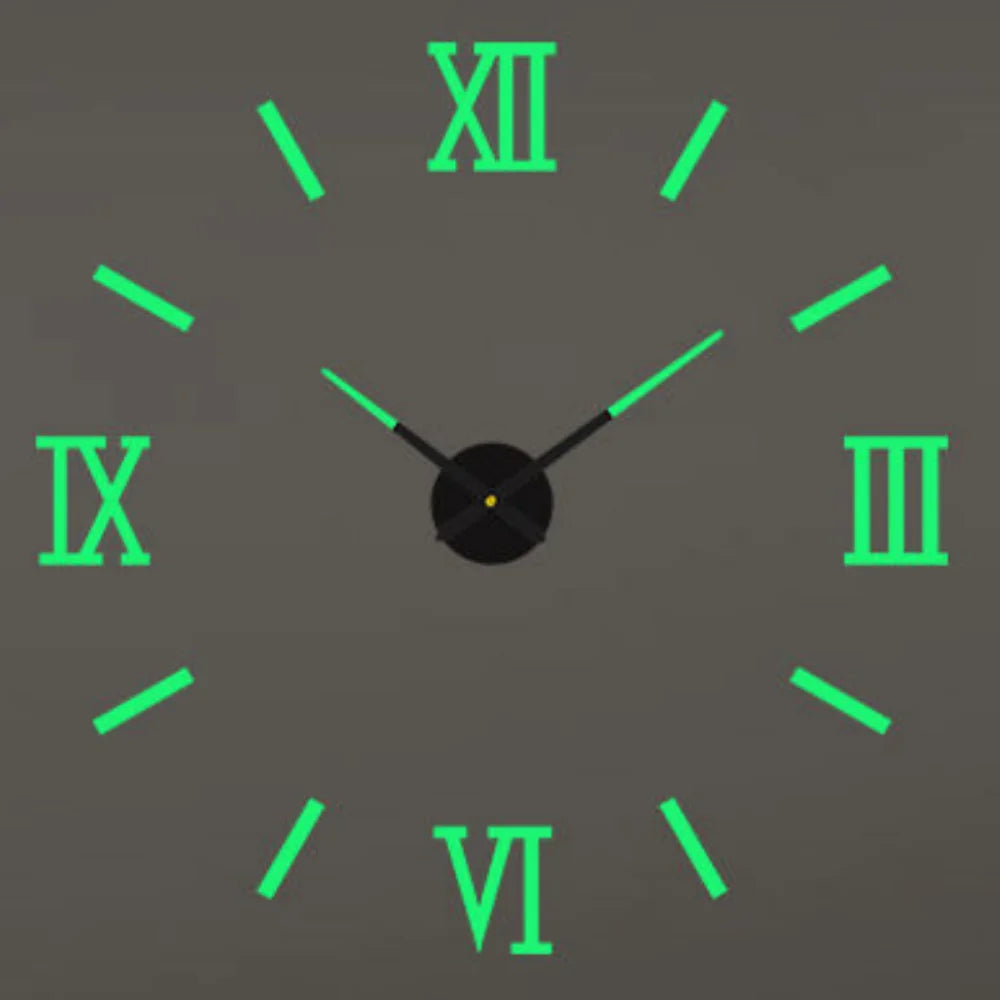 Modern Design Large Wall Clock 3D DIY Quartz Clocks