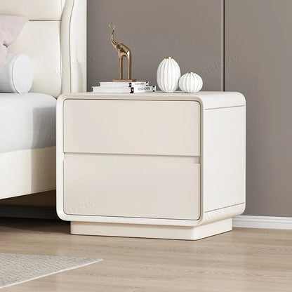 Wooden Luxury Night Table Cute Minimalist Nordic Safev Drawers