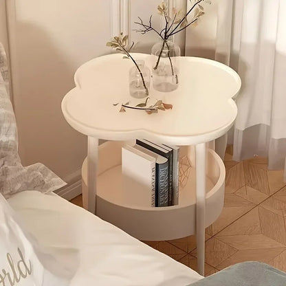 Modern Minimalist Bedside Table With Portable Storage Rack