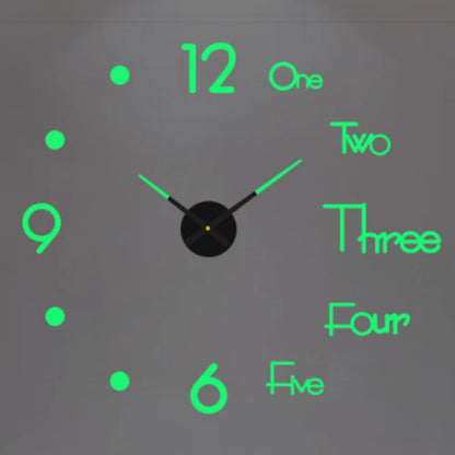 Modern Design Large Wall Clock 3D DIY Quartz Clocks